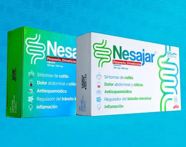 cajas de nesajar en presentación de 12 y 16 cápsulas
